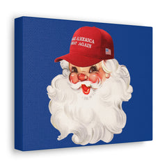 MAGA Vintage Santa Canvas Wrap